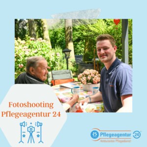 Fotoshooting der Pflegeagentur 24