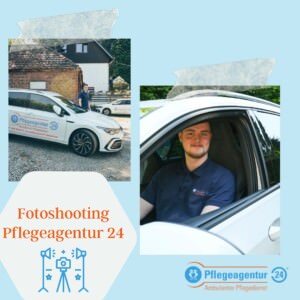 Fotoshooting bei der Pflegeagentur 24: Auf die Plätze, fertig, LACHEN! 1