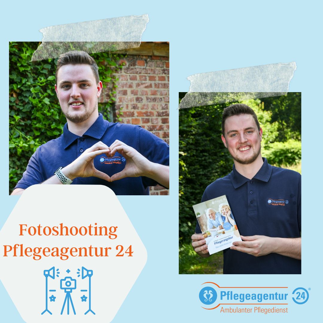 Fotoshooting der Pflegeagentur 24