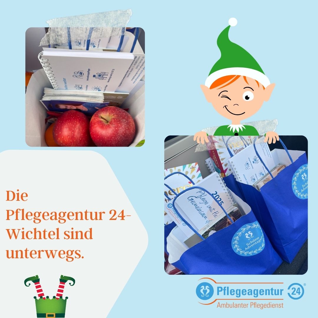 Der Pflegeagentur 24 Wichtel ist unterwegs zu den Multiplikatoren