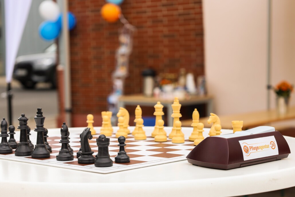 sommerfest-schach Fach auf dem Sommerfest