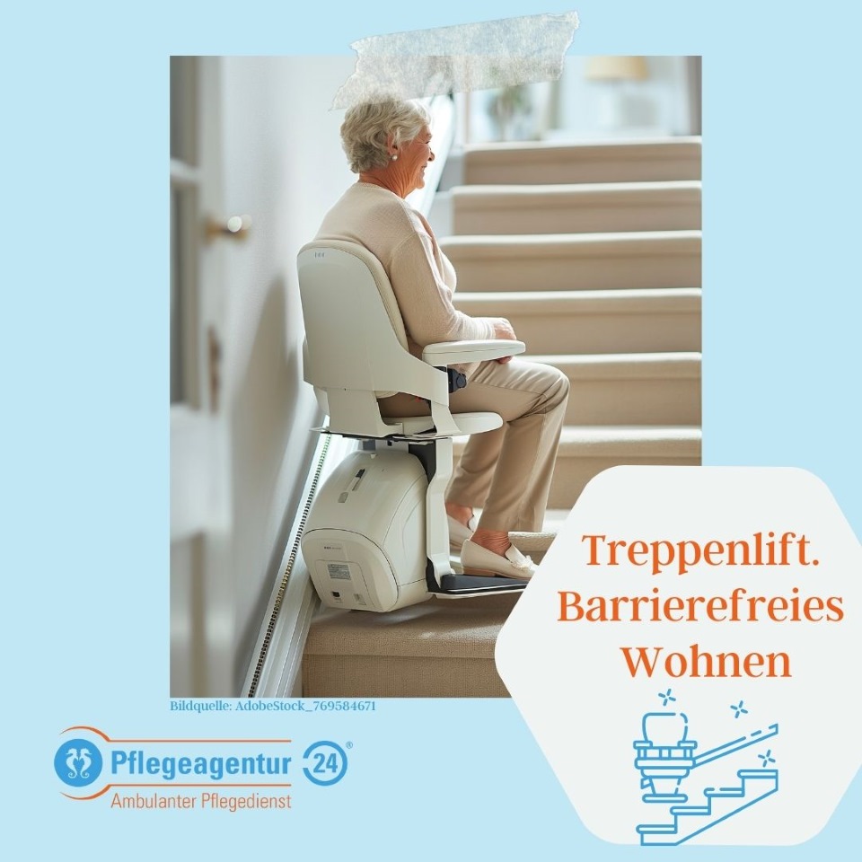 Treppenlift kaufen - Die Pflegeagentur24 berät
