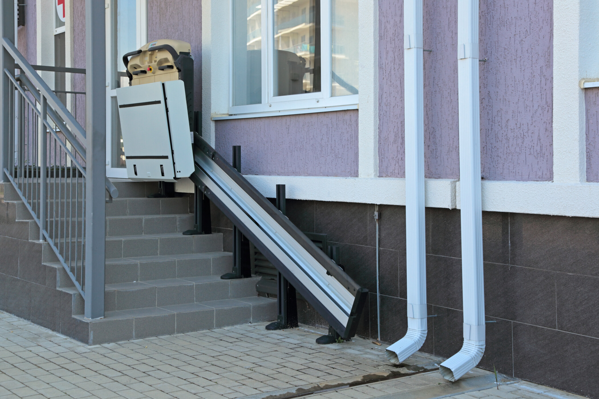 Treppenlift außen