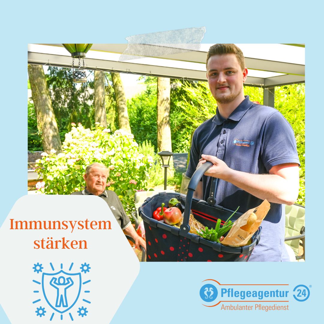 Immunsystem stärken - auch im Alter fit!